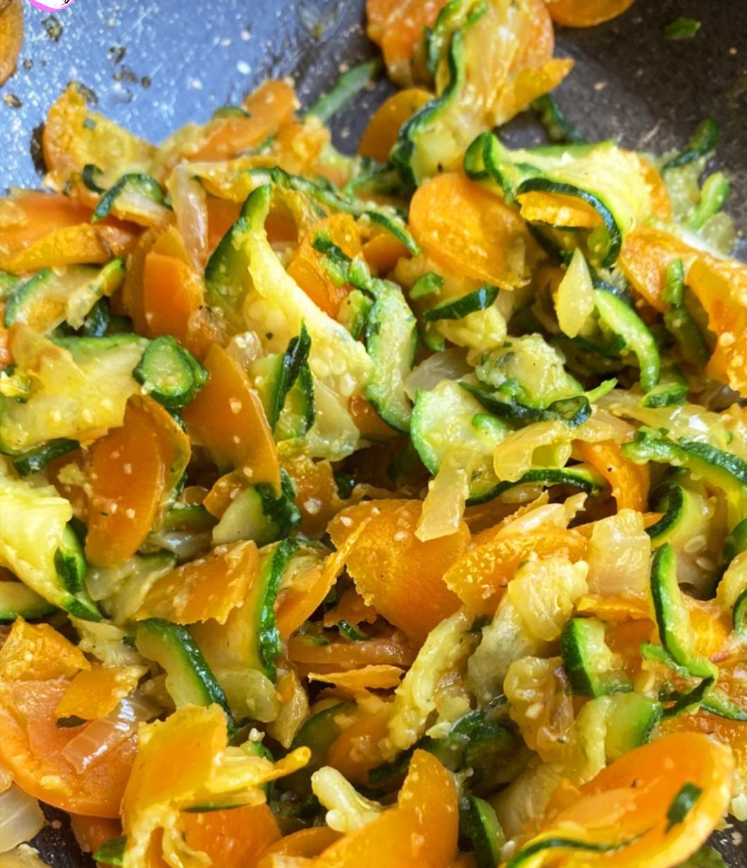 Ripieno con Carote e Zucchine.